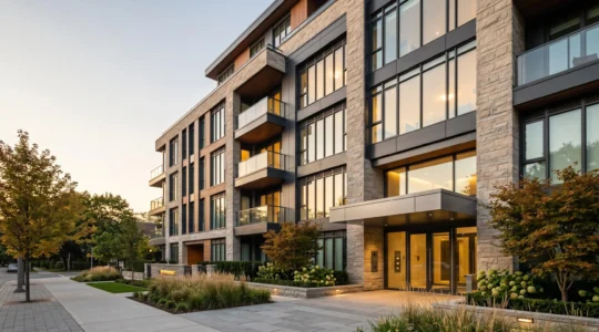 Investissement immobilier haut de gamme avec architecture contemporaine de prestige